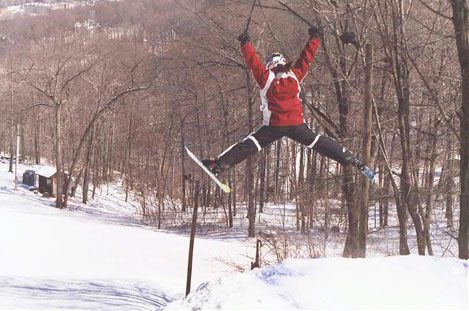 Dr. Lorraine Brenner earned a gold medal for freestyle skiing at the Junior Olympics in Park City, Utah in 2005